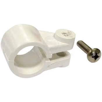 Canopy Tube Clamp Nylon Suit 25mm Tube White - Pack Of 10