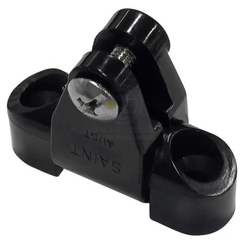 Deck Mount Hinged Black