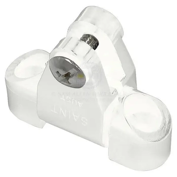 Deck Mount Hinged White