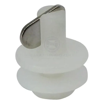 Stayput Canvas-Canvas Single White SS Tongue - Pack Of 10