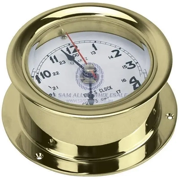Clock Brass 135mm Face 180mm Od