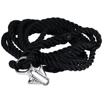Mooring Snubber Single Tether with Rope - 316G Stainless Steel