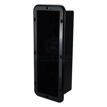 Flush Mount Case Black 186 X 460mm W / Door