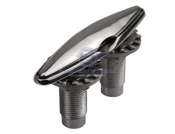 Pull-Up Boat Cleat 125mm Length Polished 316G Stainless Steel Marine