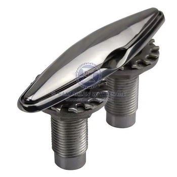 Pull-Up Boat Cleat 150mm Length Polished 316G Stainless Steel Marine