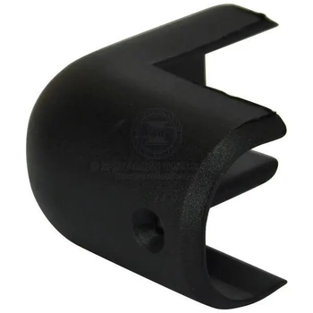 Gunwale Corner Cap 40mm Round Black
