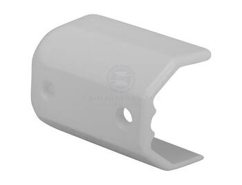White Plastic End Cap