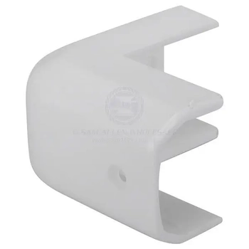 White Plastic Corner Cap