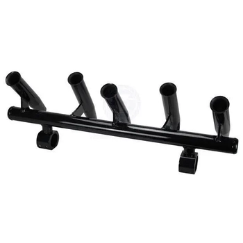 RELAXN T-Top 5 Rod Holder Rocket Launcher Centre Console Clamp-on Black ALU
