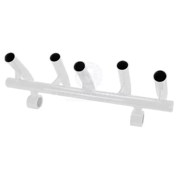 T-Top Rocket Launcher White Clamp On - 5 Rod Holders