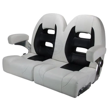 RELAXN Cruiser Series Double Boat Seat - White/Black