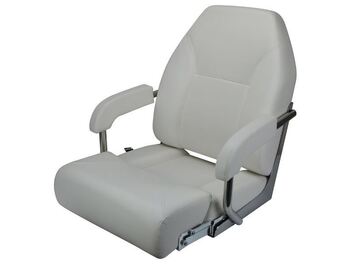 RELAXN Pelagic Sport Series High Back Boat Seat - White