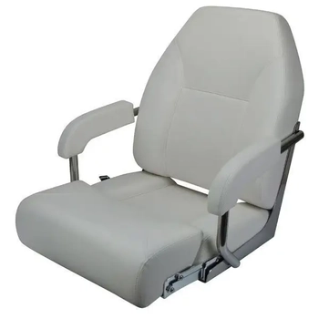RELAXN Pelagic Sport Series High Back Boat Seat - White