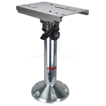 RELAXN 510mm Slide & Swivel Boat Seat Pedestal with 360° Rotation