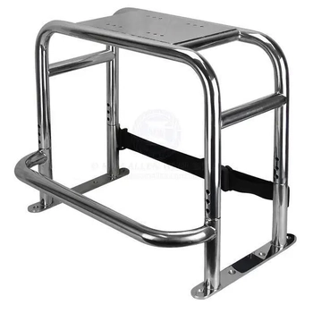 RELAXN Boat Seat Space Frame Pro500 with Footrest 304G Steel Adjustable Height