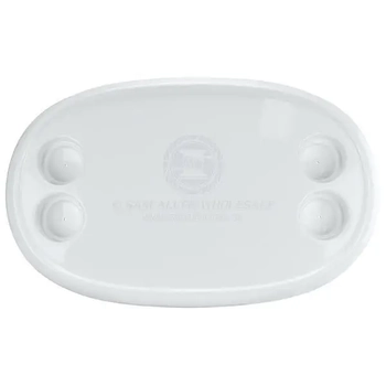 Relaxn Table Top Oval - White