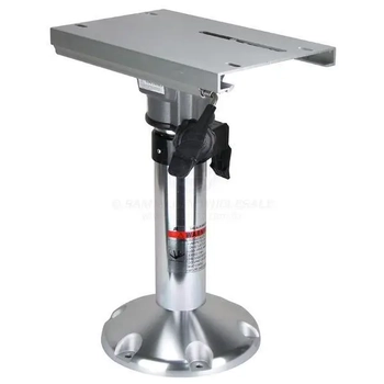 RELAXN Pedestal Seat Manual Swivel Slide 450-600mm Aluminium Boat Marine