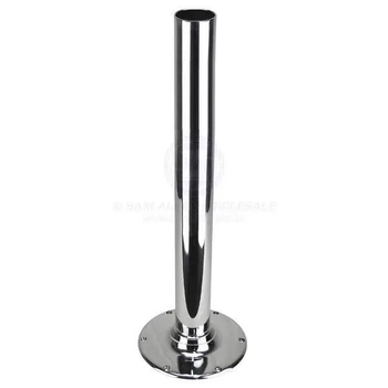 RELAXN Boat Seat Pedestal 750mm 316G Stainless Steel 73mm Post Marine Cast Base