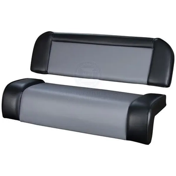 RELAXN Center Console Cushion Set Black and Grey Boat Marine Seat