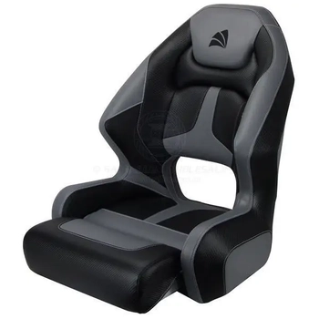Relaxn Mako Premium Bucket Seat Black Carbon Thigh Rise Boat Marine