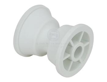 Sam Allen Plastic Roller 70X62mm White