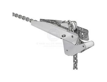 316G Stainless Steel Moray Bow Roller 400mm Double Action Boat Marine Anchor