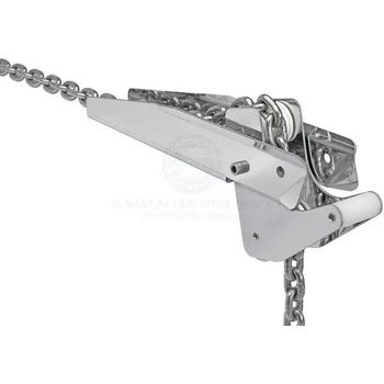 316G Stainless Steel Moray Bow Roller 400mm Double Action Boat Marine Anchor