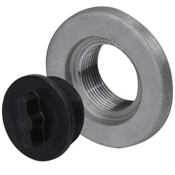 1-1/2" UNF Nylon Drain Plug & Alloy Base Boat Marine