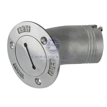 50mm Fuel Deck Filler 30 Degree With Key 316G Stainless Steel Flush Mount