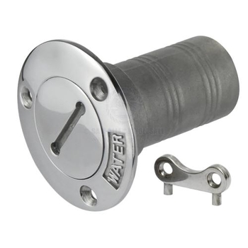 38mm Water Hose Filler with Key Stainless Steel Flush Mount Boat Caravan Marine