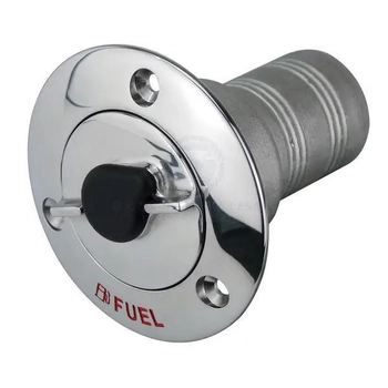 50mm 316g Stainless Steel Fuel Hose Filler Lockable Boat Marine Deck