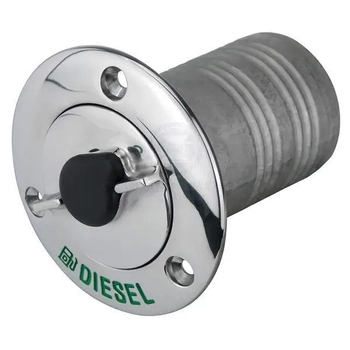 50mm 316g Stainless Steel Diesel Fuel Hose Filler Lockable Boat Marine Deck