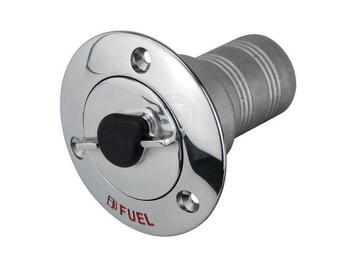 38mm 316g Stainless Steel Fuel Deck Filler - Lockable