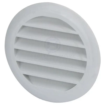 Round White Vent 100Mm Diam