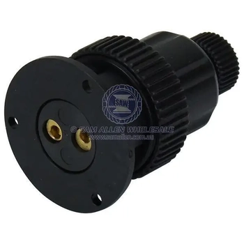 2 Pin Nylon Waterproof Deck Connector Plug And Base