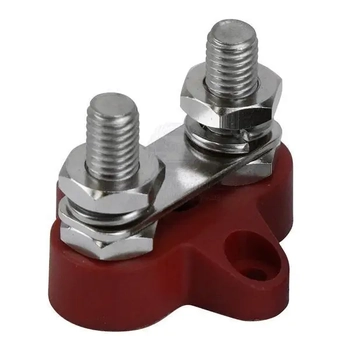 RELAXN Buss Bar Heavy Duty Dual M8 Terminal Positive Block 12-24v 150 amp