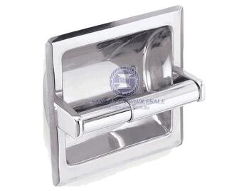 Ss Part Recessed Toilet Roll Holder