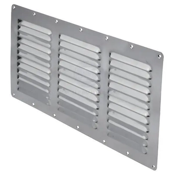 Air Vent Caravan RV Boat 360mm x 185mm Wall Marine Stainless Steel House Eaves