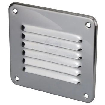 Vent - Roll Edge Louvre Stainless Steel