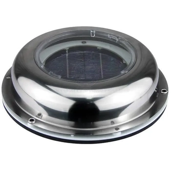 Stainless Steel Solar Powered Exhaust Fan Extractor Ventilator Caravan Boat 
