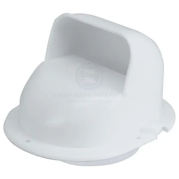 White Plastic C Bird Vent