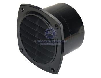 76mm Black Vent With Tail