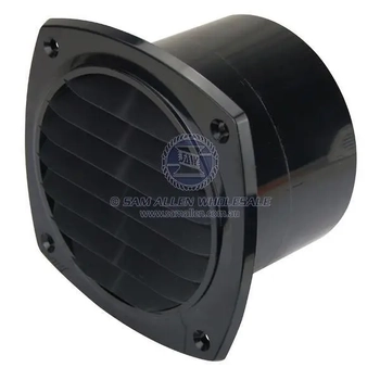 Vent Flush - Black Abs With Collar