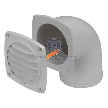 76Mm White Bent Adaptor