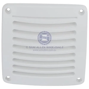 White Square Vent 118mm X 118mm