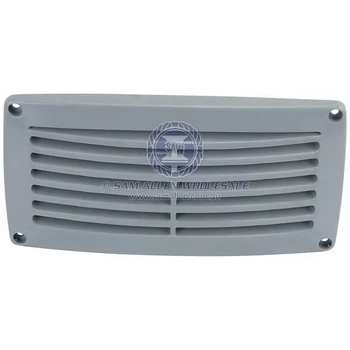 Grey Rectangle Vent 206mm X 106mm