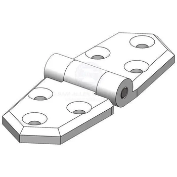 Hinge Small Nylon White Pair Trudesign
