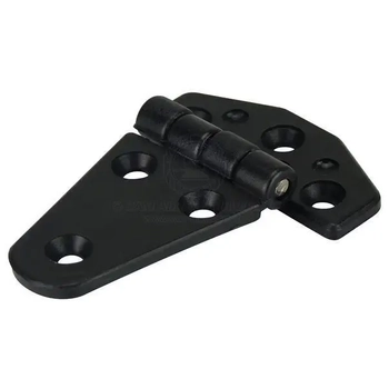 Hinge Nylon Black 6mm Offset 85mm x 58mm - PAIR