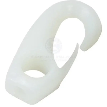 White Nylon Hook 4mm