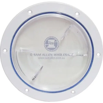 Inspection Port 6"Nairn White/Clear